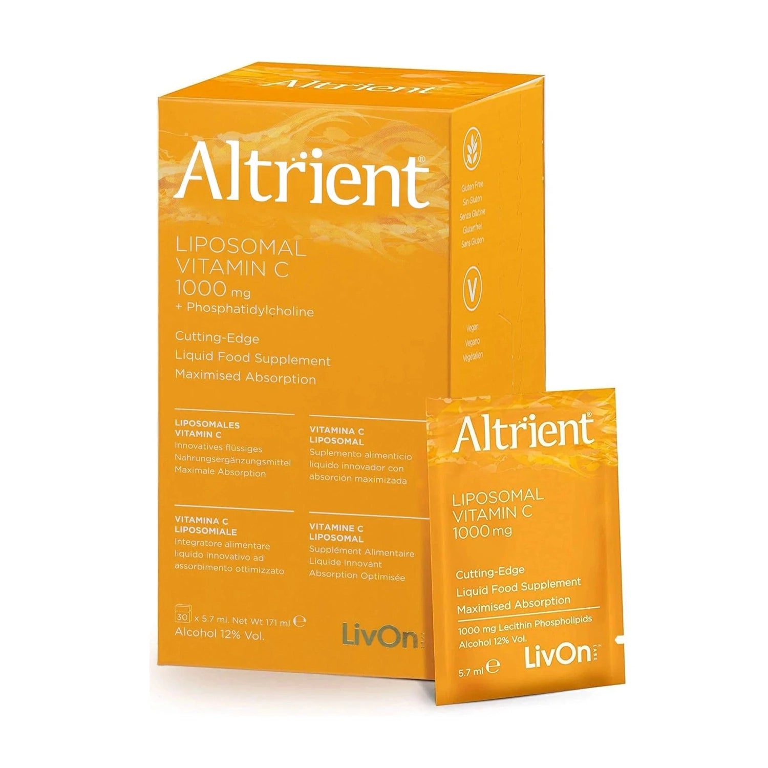 Liposomal Vitamin C (30 Sachets) - Altrient C Liposomal Vitamin C (30 Sachets) - Altrient C