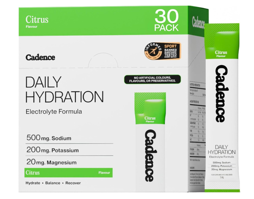 Cadence Vitamins & Supplements Cadence Daily Hydration Sachets | Citrus | 30 Sachets