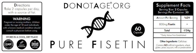 Do Not Age Do Not Age Pure Fisetin | 60 capsules