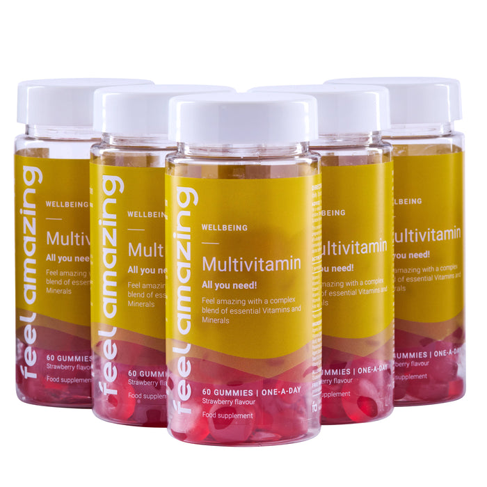 Feel Amazing 5 Pack - Save 15% Feel Amazing Multivitamin | 60 Gummies