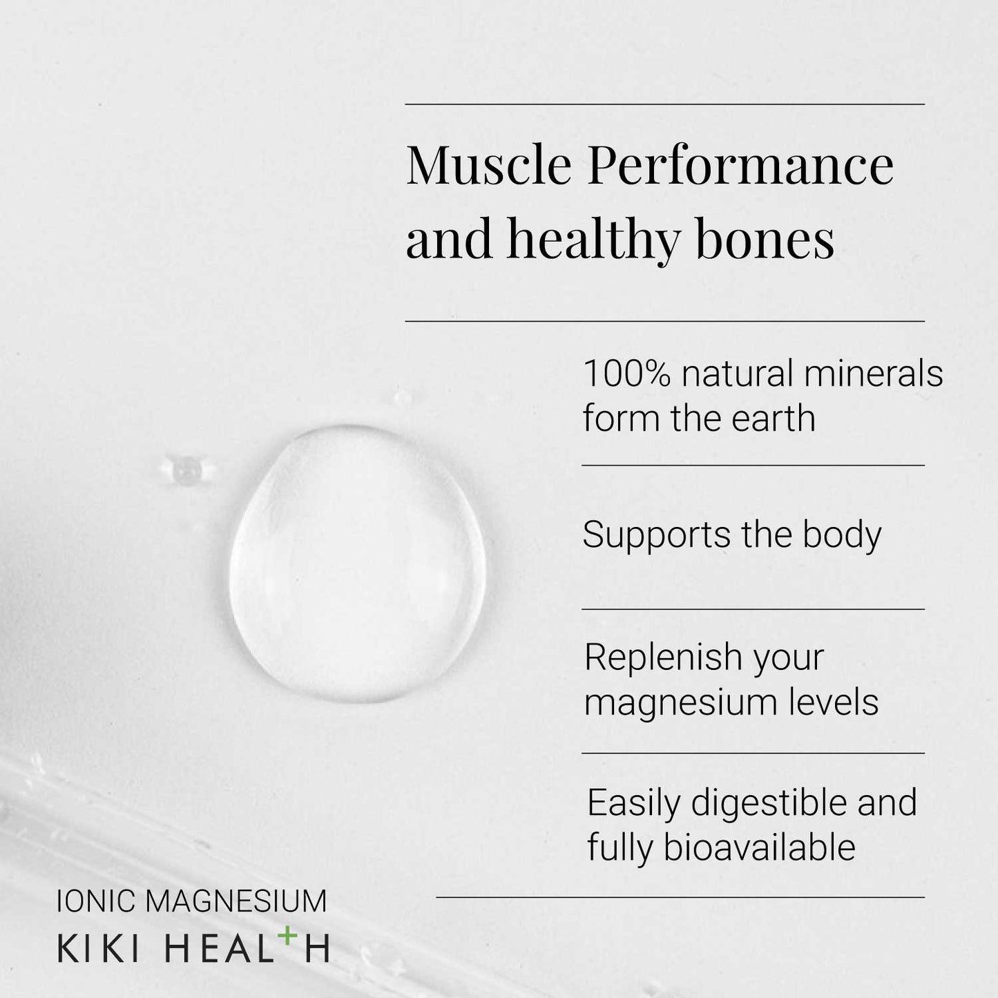 Kiki Health KIKI Health Ionic Magnesium Liquid Concentrate | 50ml