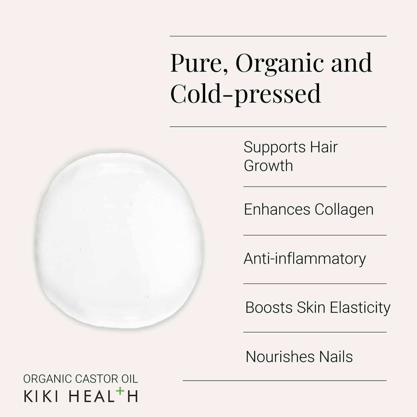 Kiki Health KIKI Health Organic Castor Oil | 250ml