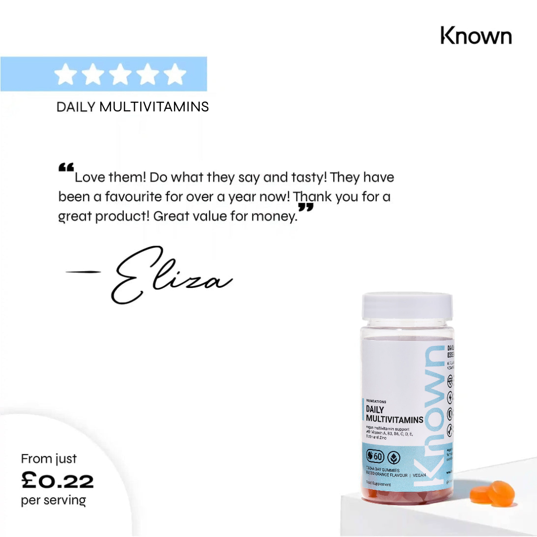 Known Nutrition Gummies Known Nutrition Vegan Daily Multivitamins | 60 Gummies
