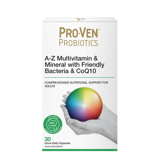 Pro-Ven Probiotics Pro-Ven Probiotics A-Z Multivitamins & Minerals with Friendly Bacteria & CoQ10 | 30 Capsules