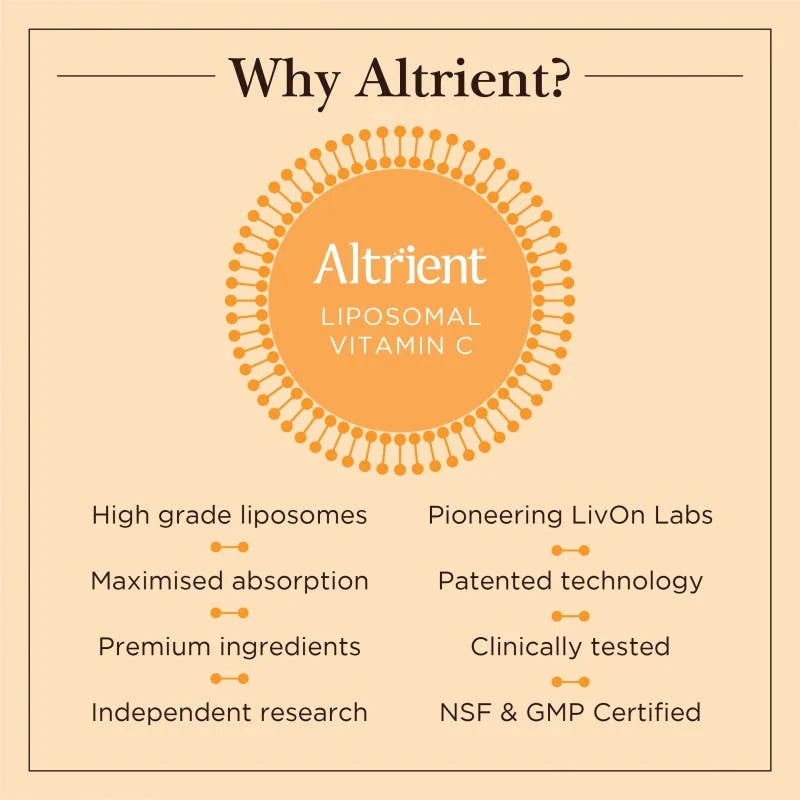 Altrient Liposomal Vitamin C Altrient C | Liposomal Vitamin C | 30 Sachets