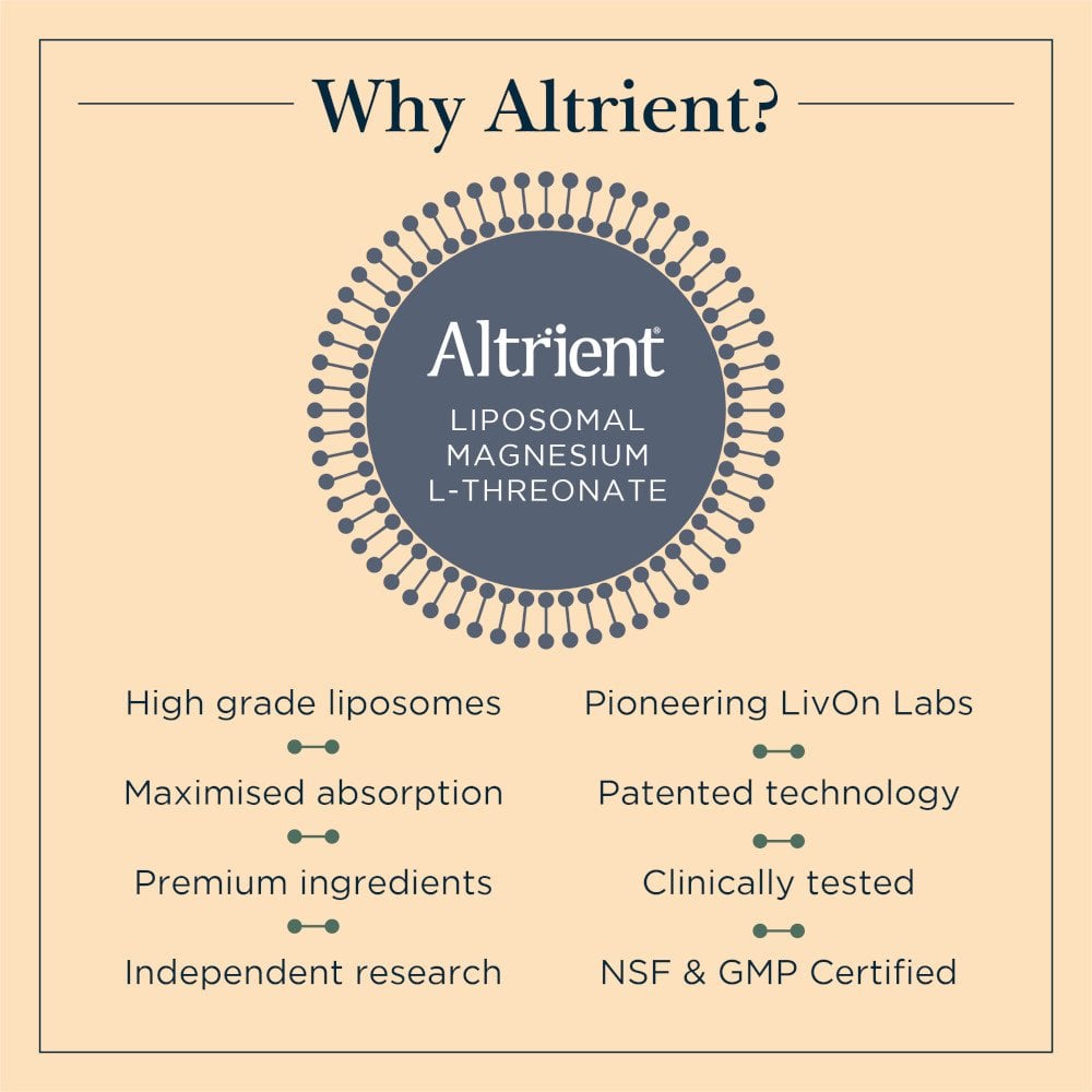 Altrient Liposomal Vitamin C Altrient Magnesium Magtein | 30 Sachets