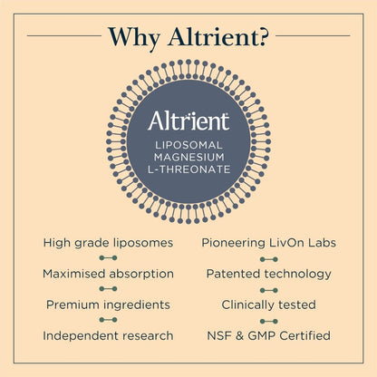 Altrient Liposomal Vitamin C Altrient Magnesium Magtein | 30 Sachets