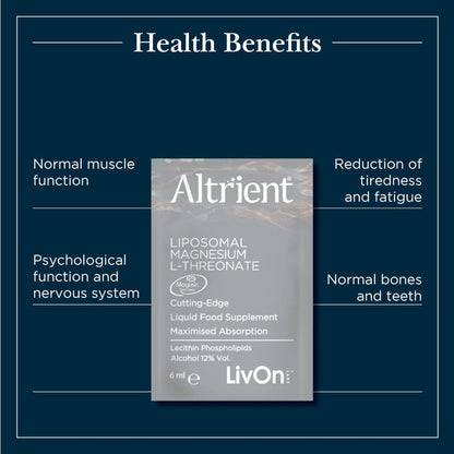 Altrient Liposomal Vitamin C Altrient Magnesium Magtein | 30 Sachets
