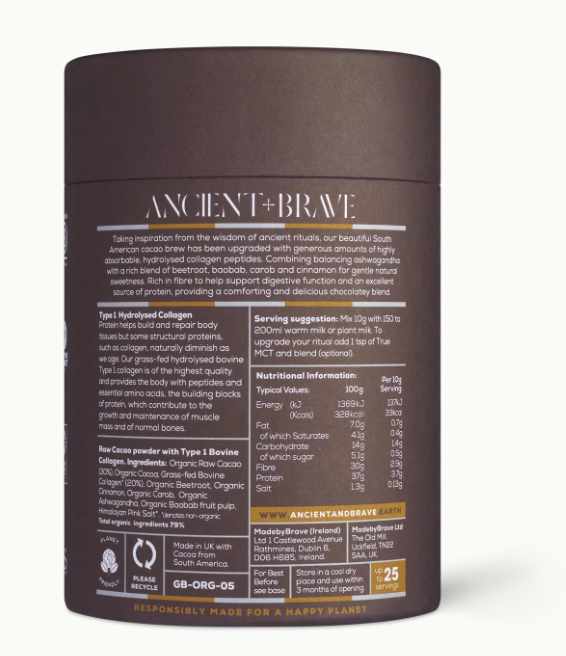 Ancient + Brave Single Unit Ancient and Brave Cacao + Collagen | 250g