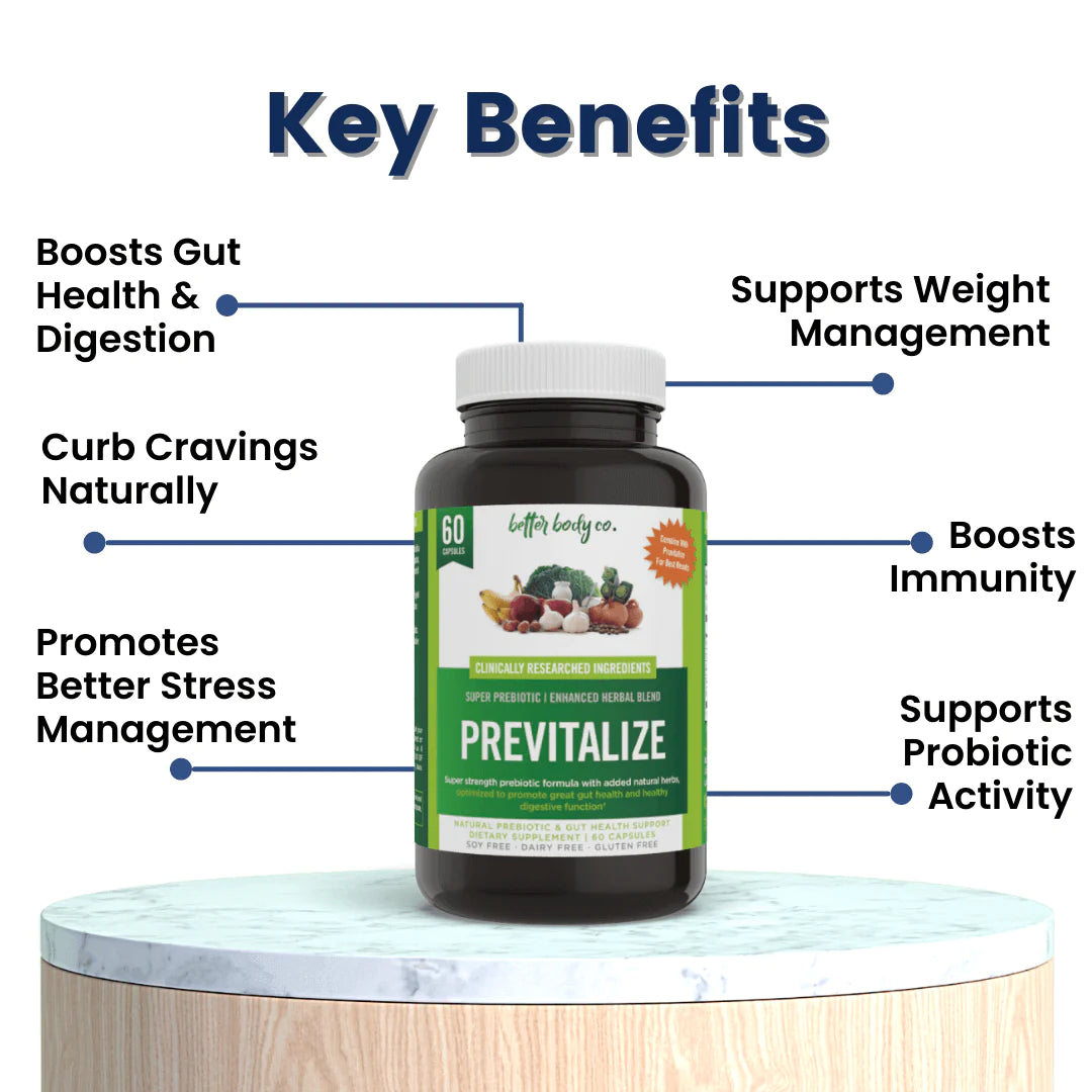Better Body Co. Better Body Co. Previtalize Prebiotics | 60 Capsules