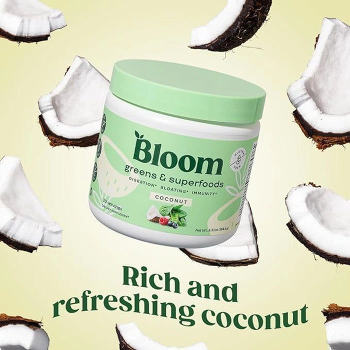 Bloom Bloom Coconut Greens & Superfoods - 30 Servings