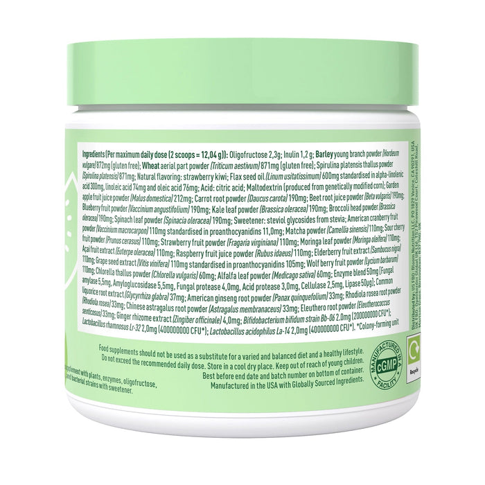 Bloom Bloom Strawberry Kiwi Greens & Superfoods - 30 Servings