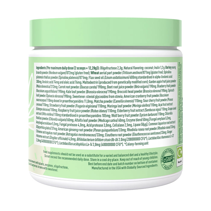 Bloom Coconut Greens & Superfoods - 30 Servings