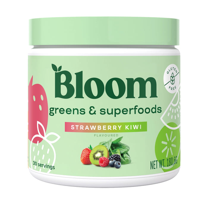 Bloom Strawberry Kiwi Greens & Superfoods - 30 Servings