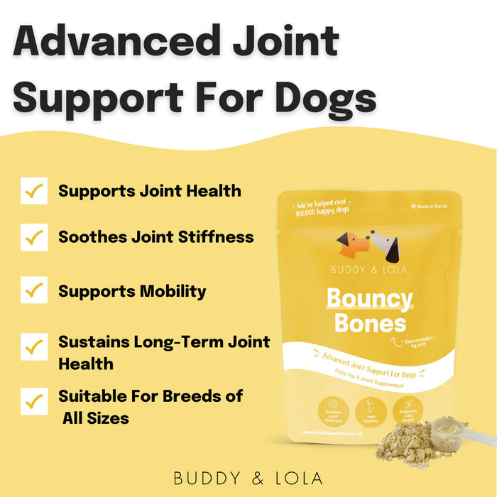 Buddy & Lola Buddy & Lola Bouncy Bones - Joint Support for Dogs | 120g