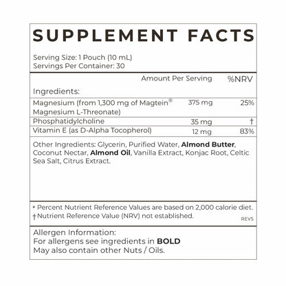 Cymbiotika Cymbiotika Liposomal Magnesium L-Threonate | 30 Servings