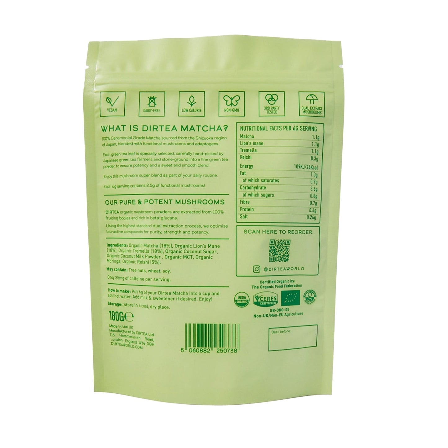 Dirtea Dirtea Matcha | 180g