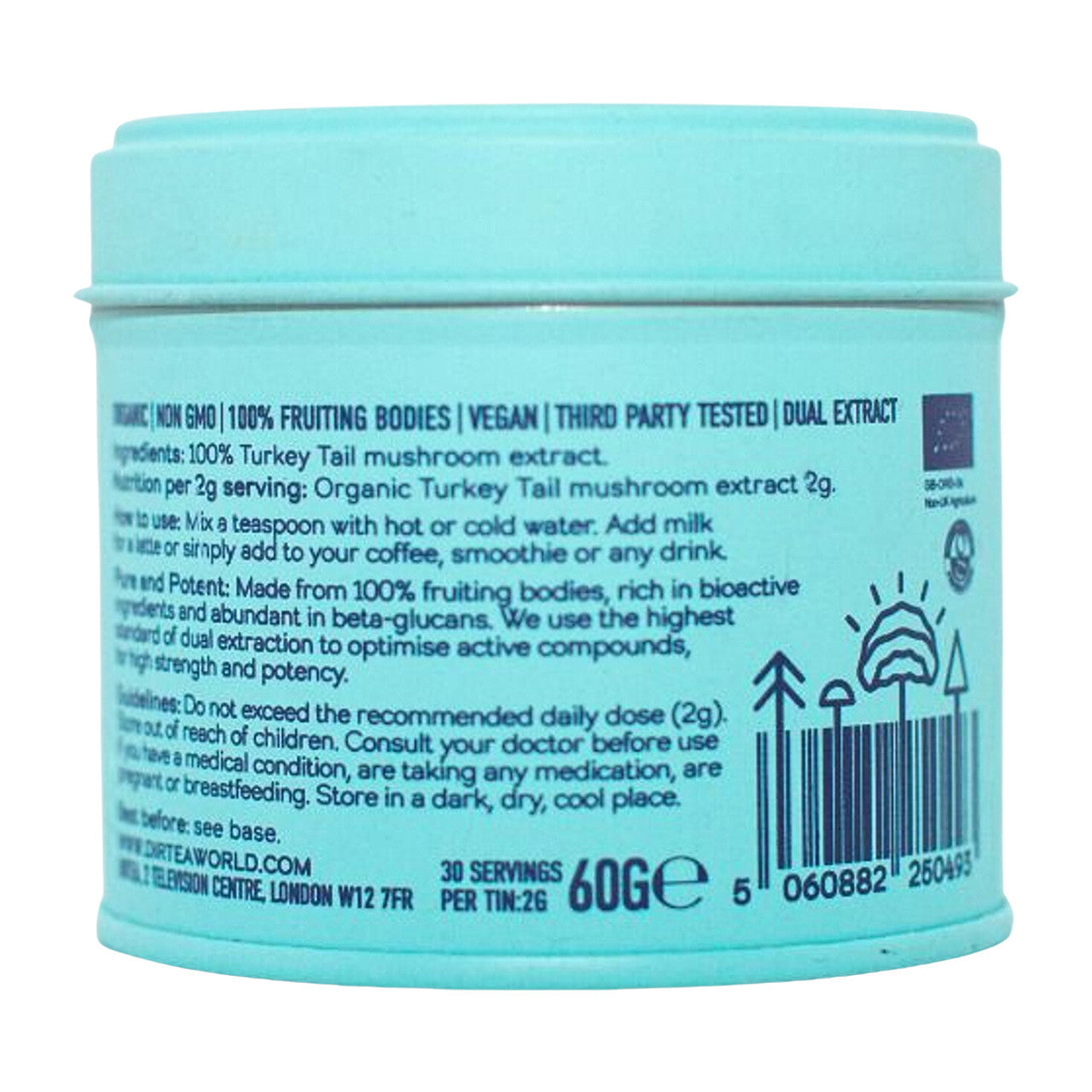 Dirtea Dirtea Turkey Tail powder | 60g