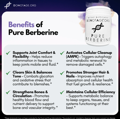Do Not Age Berberine Do Not Age Pure Berberine