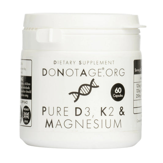 Do Not Age D3, K2 & Magnesium Do Not Age Pure Vitamin D3, K2 & Magnesium | 60 Capsules