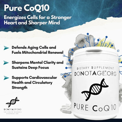 Do Not Age Do Not Age Pure CoQ10 - 200mg Pure Ubiquinol | 60 Capsules