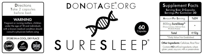 Do Not Age Vitamins & Supplements Do Not Age SureSleep | 60 Capsules