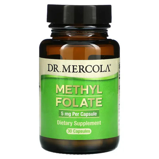 Dr Mercola Folate Dr Mercola Methyl Folate 5mg | 30 Capsules