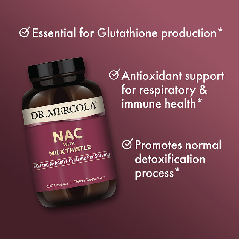 NAC with Milk Thistle (Liver Support) | Dr Mercola Oceans Alive NAC with Milk Thistle (Liver Support) | Dr Mercola Oceans Alive