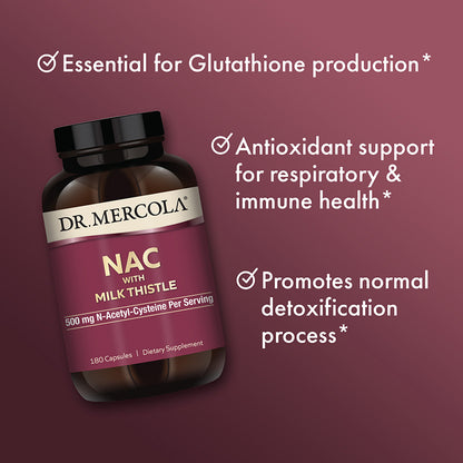 Dr Mercola Liver Support Dr Mercola NAC Liver Support with Milk Thistle