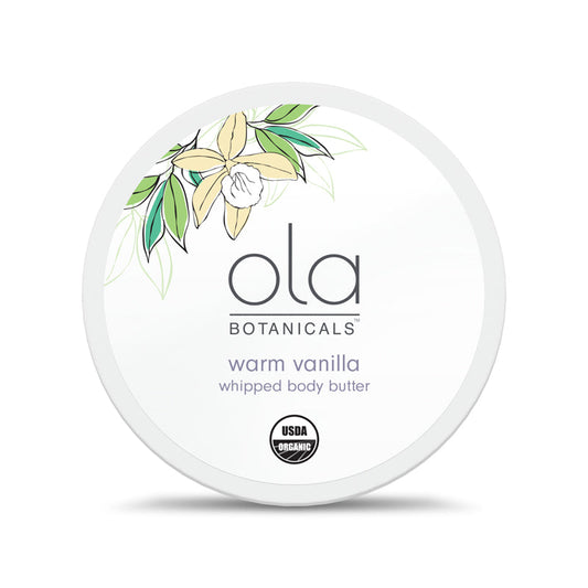 Dr. Mercola Warm Vanilla Ola Botanicals Whipped Body Butter | 100g