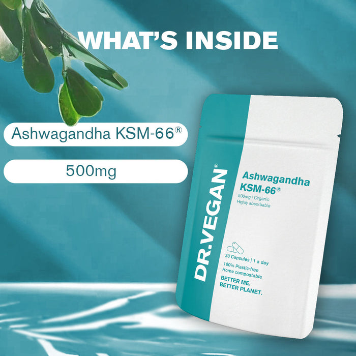 Dr Vegan DR.VEGAN Ashwagandha KSM-66 | 30 Capsules