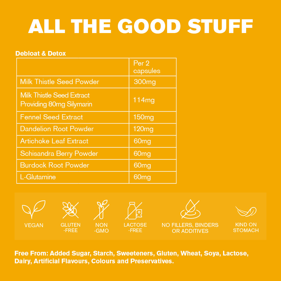 Dr Vegan DR.VEGAN Debloat & Detox | 60 Capsules