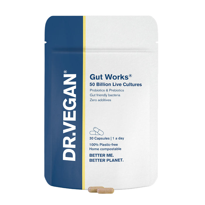 Dr Vegan DR.VEGAN Gut Works Probiotics | 30 Capsules