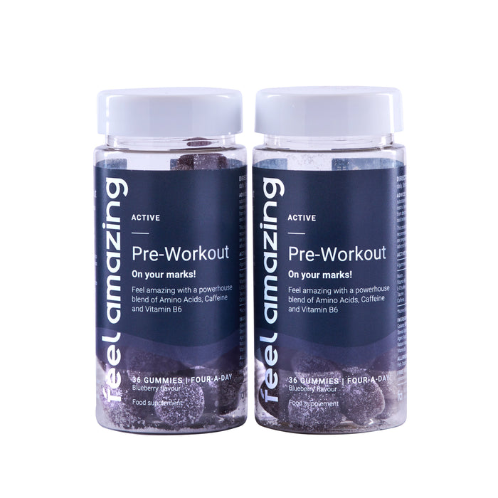 Feel Amazing 2 Pack - Save 5% Feel Amazing Pre Workout | 36 Gummies