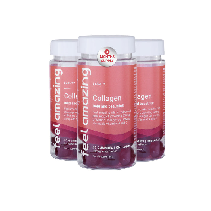 Feel Amazing 3 Pack - Save 10% Feel Amazing Collagen | 30 Gummies