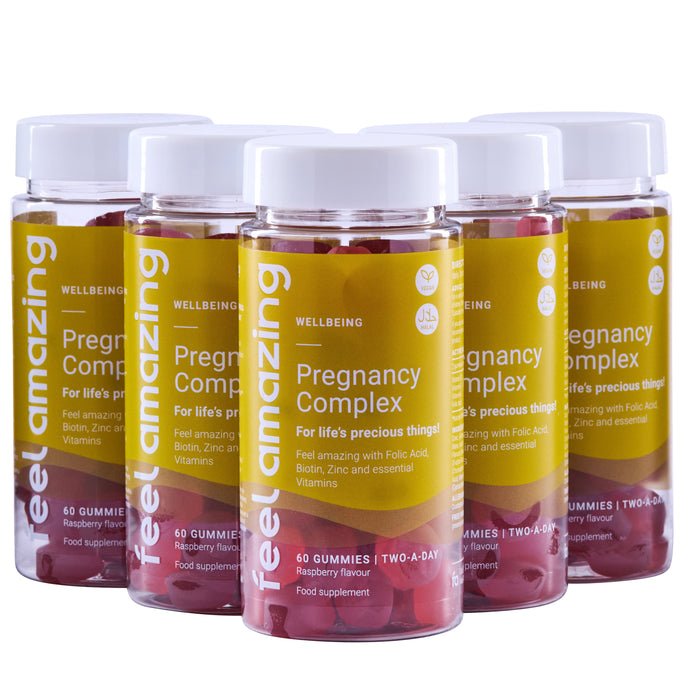 Feel Amazing 5 Pack - Save 15% Feel Amazing Pregnancy Complex | 60 Gummies