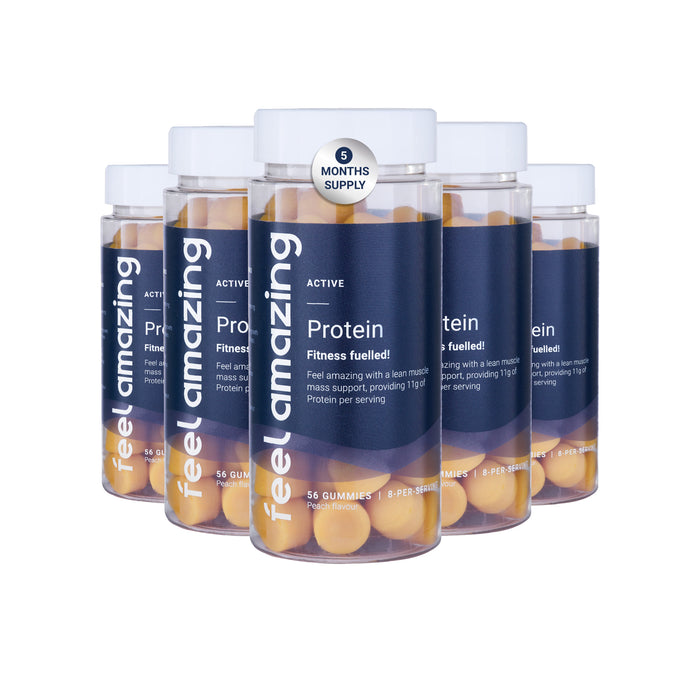 Feel Amazing 5 Pack - Save 15% Feel Amazing Protein | 56 Gummies