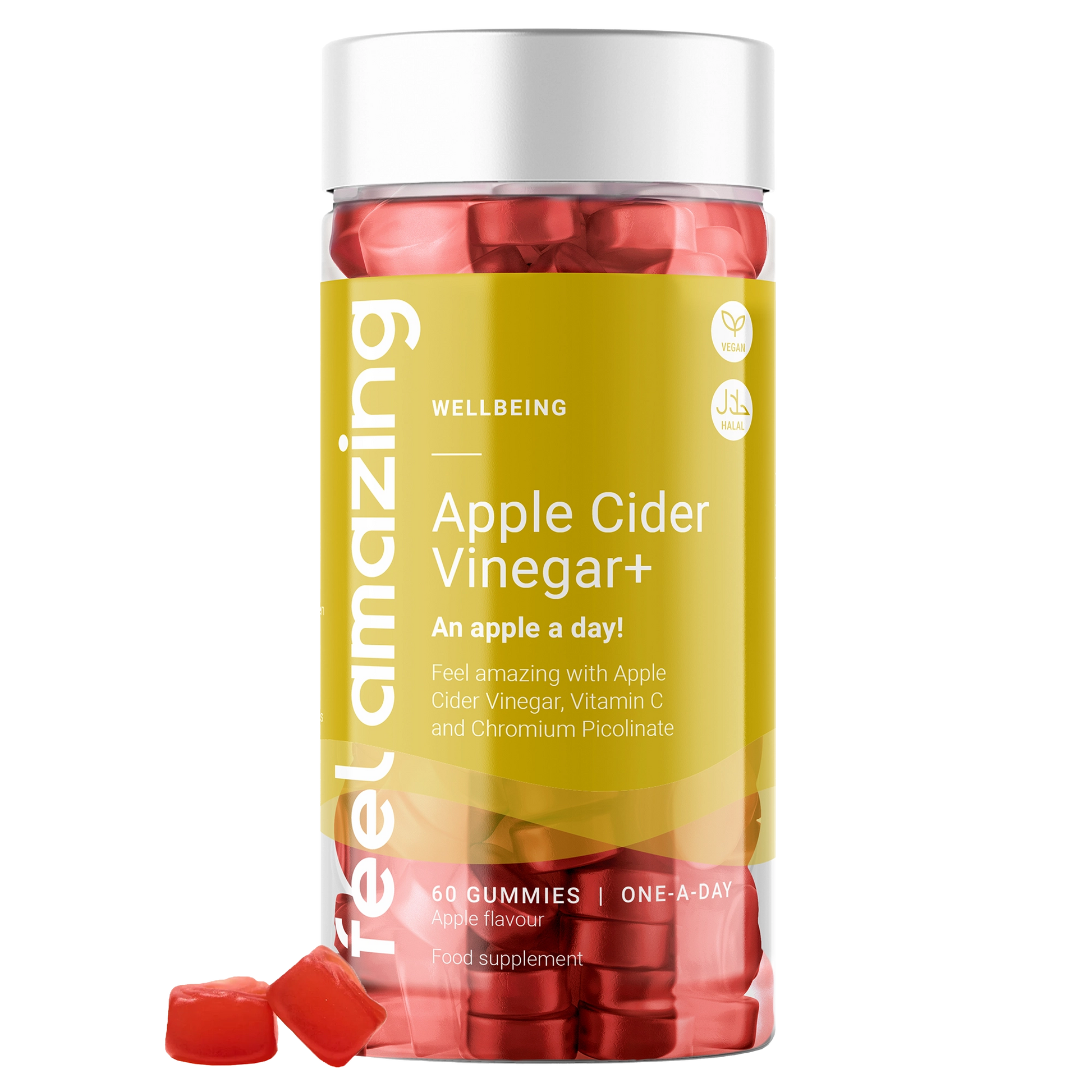 Feel Amazing Feel Amazing Apple Cider Vinegar Gummies+ | 60 Gummies