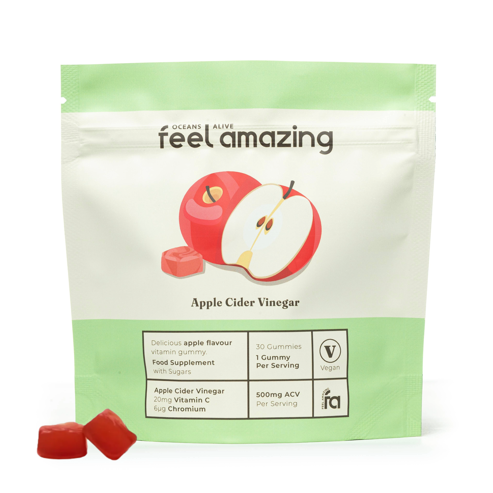 Apple Cider Vinegar Gummies Pouch 30 Gummies