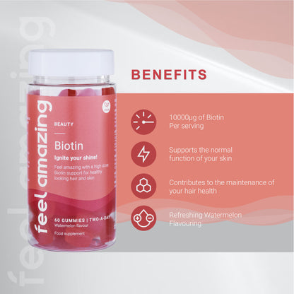 Feel Amazing Feel Amazing Biotin | 60 Gummies