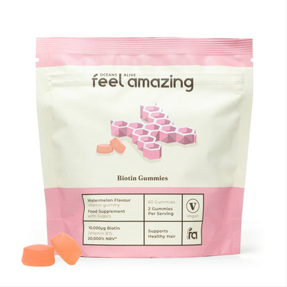 Feel Amazing Feel Amazing Biotin | 60 Gummies | Pouch