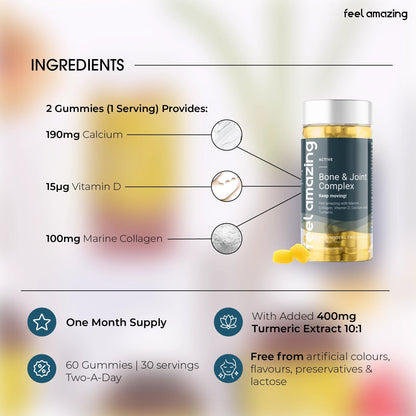 Feel Amazing Feel Amazing Bone & Joint Complex | 60 Gummies