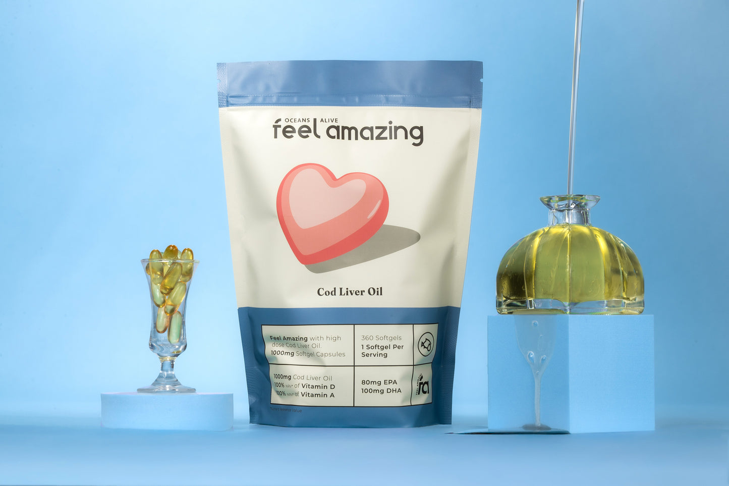 Feel Amazing Feel Amazing Cod Liver Oil 1000mg | 360 Softgels