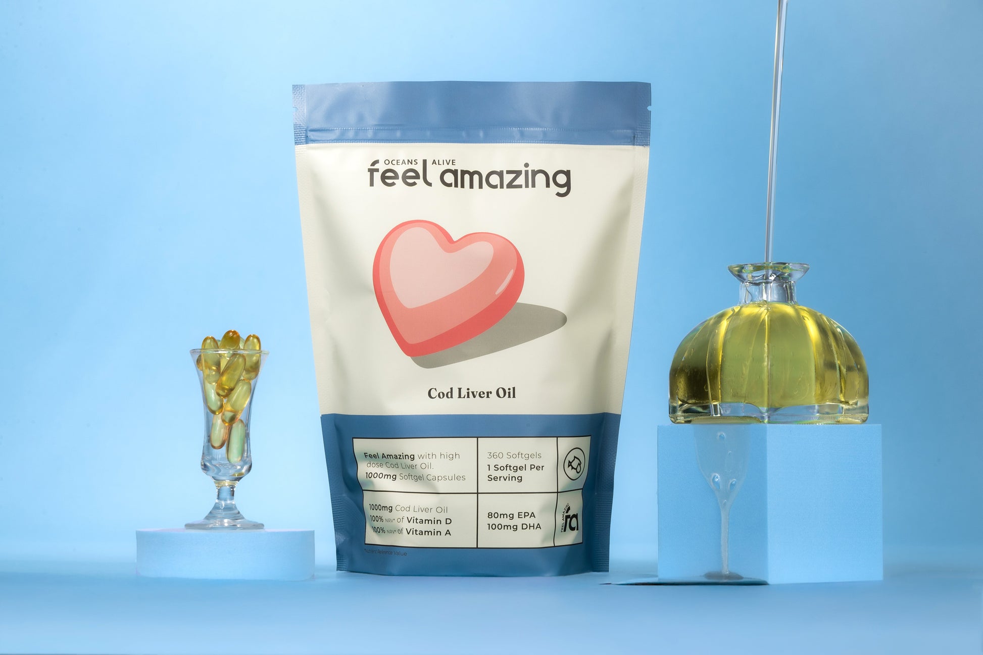 Feel Amazing Feel Amazing Cod Liver Oil 1000mg | 360 Softgels