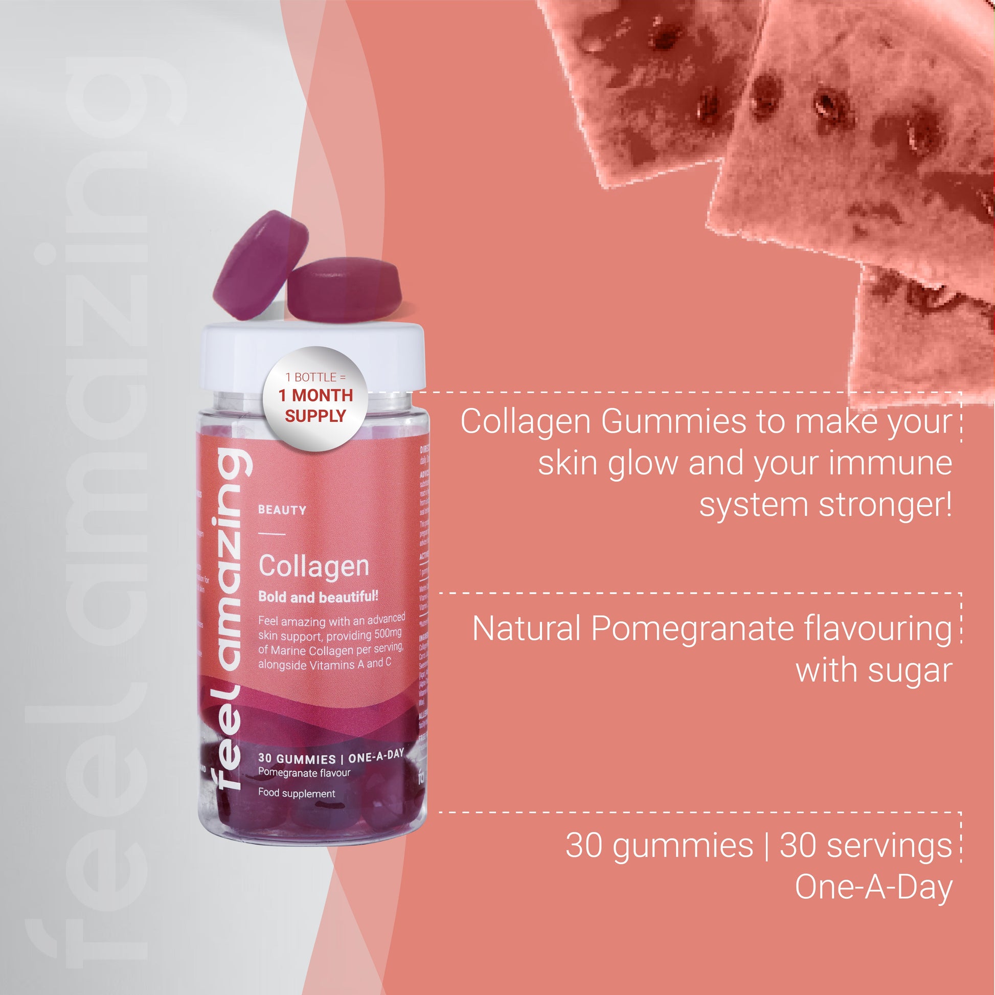 Feel Amazing Feel Amazing Collagen | 30 Gummies