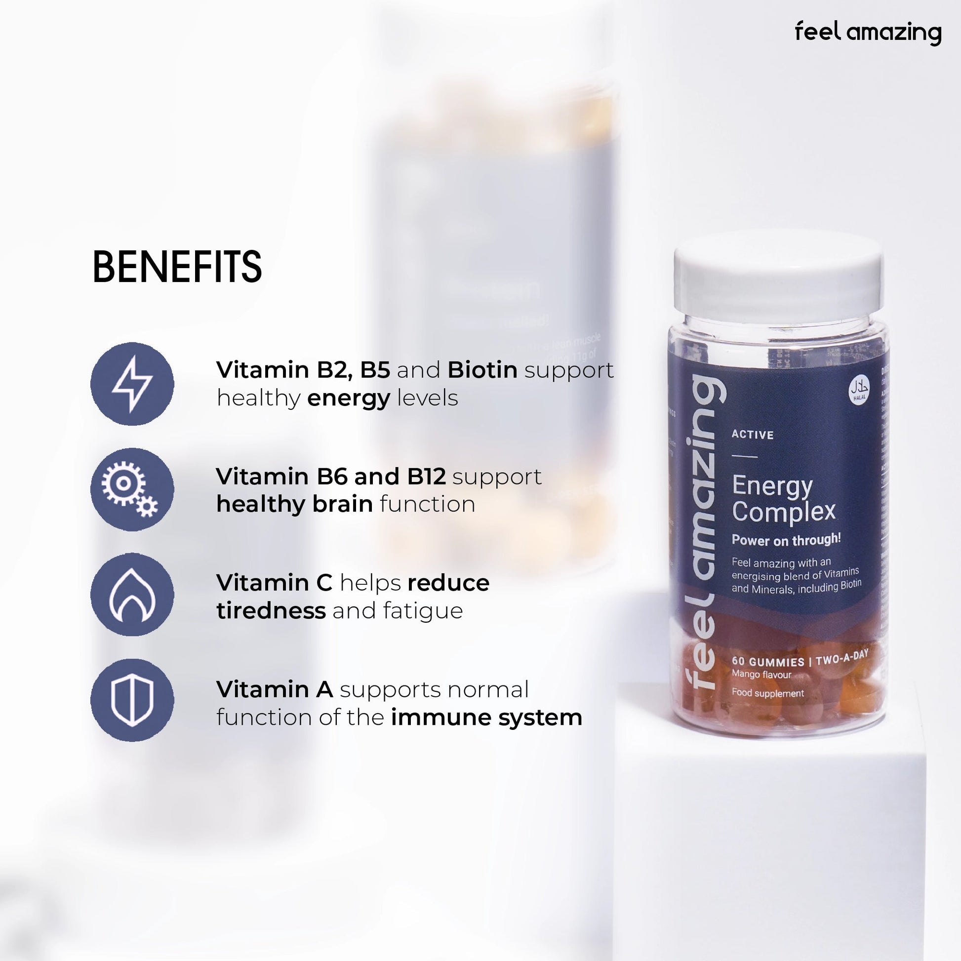 Feel Amazing Feel Amazing Energy Complex | 60 Gummies