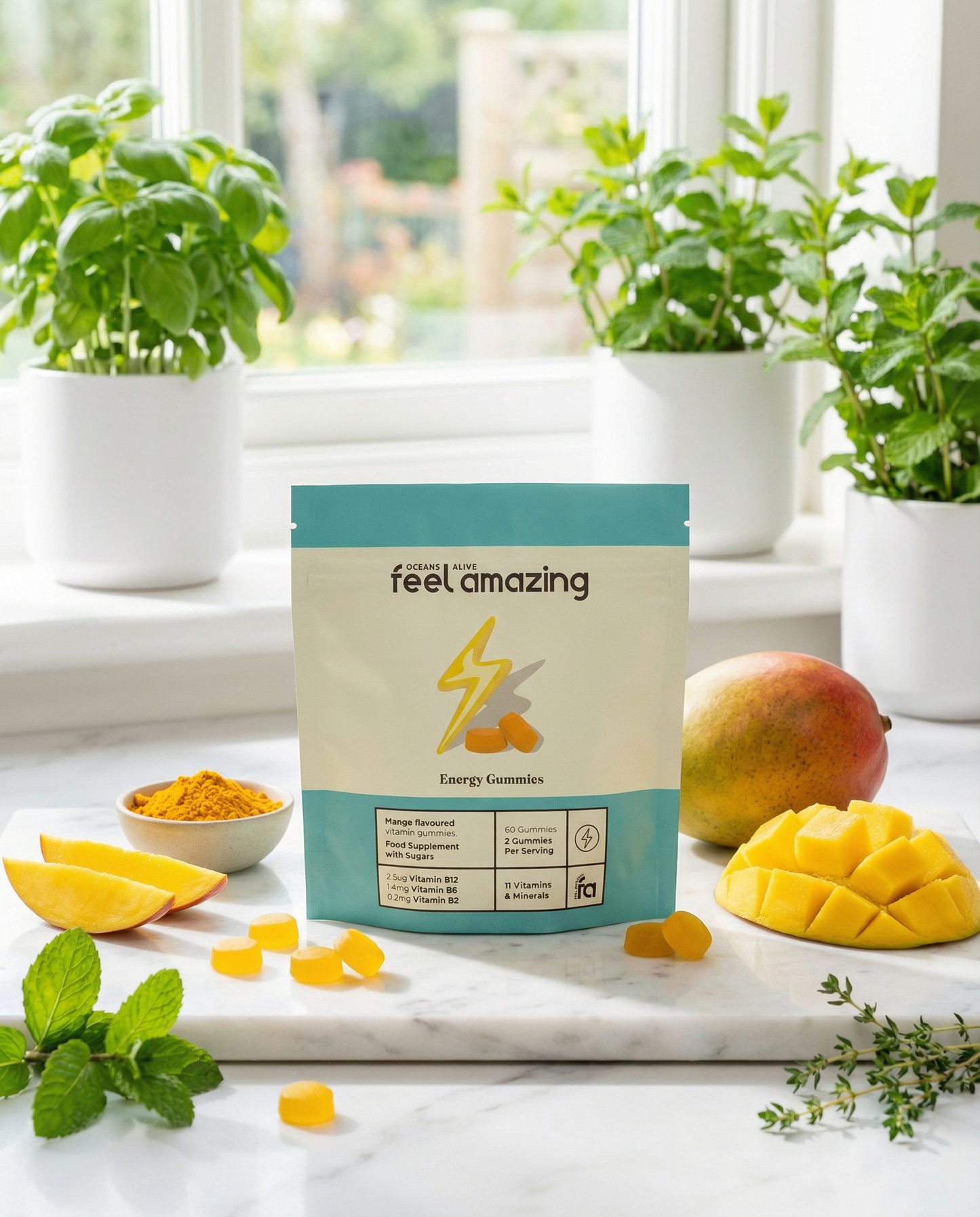 Feel Amazing Feel Amazing Energy Complex | 60 Gummies | Pouch