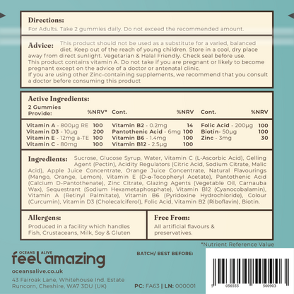 Feel Amazing Feel Amazing Energy Complex | 60 Gummies | Pouch