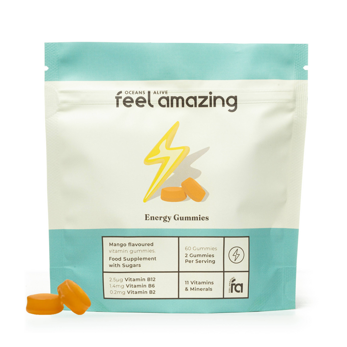 Feel Amazing Feel Amazing Energy Complex | 60 Gummies | Pouch