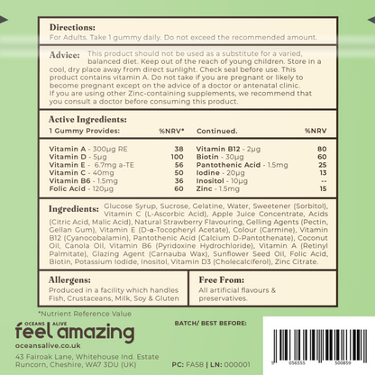 Feel Amazing Feel Amazing Multivitamin | 60 Gummies | Pouch